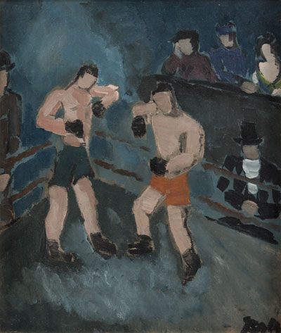 Boxers, c 1930. Please click to see an enlarged image