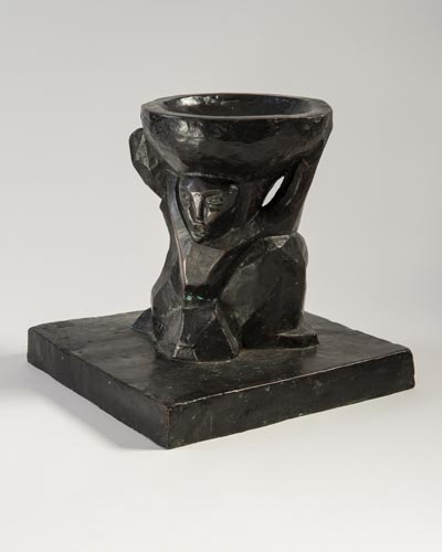 Maquette for a Bird Bath, 1914. Please click to see an enlarged image
