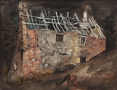 A Ruined Cottage, 1941. Please click to see an enlarged image