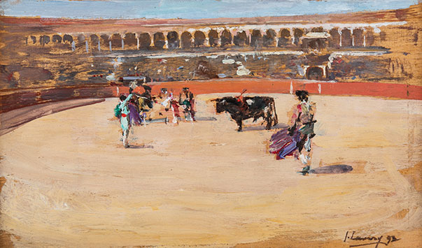 Bullfight, 1892. Please click to see an enlarged image