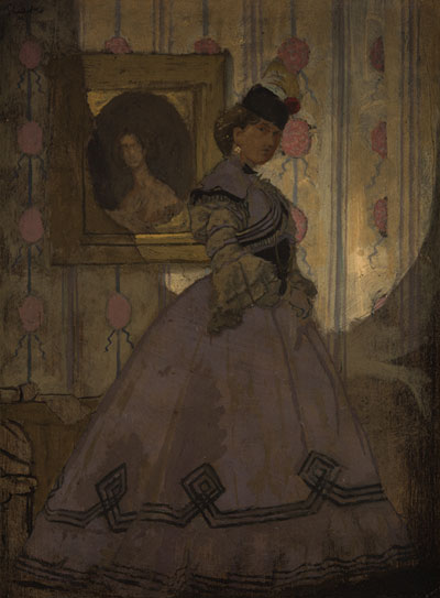 Hilda Spong as Imogen Parrott in ‘Trelawney of the Wells’, 1898. Please click to see an enlarged image